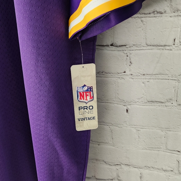 Minnesota Vikings NFL Pro Line Vintage Blank Jersey - Picture 3 of 7